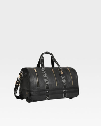 Signature Urban Traveler Rolling Duffle in Black