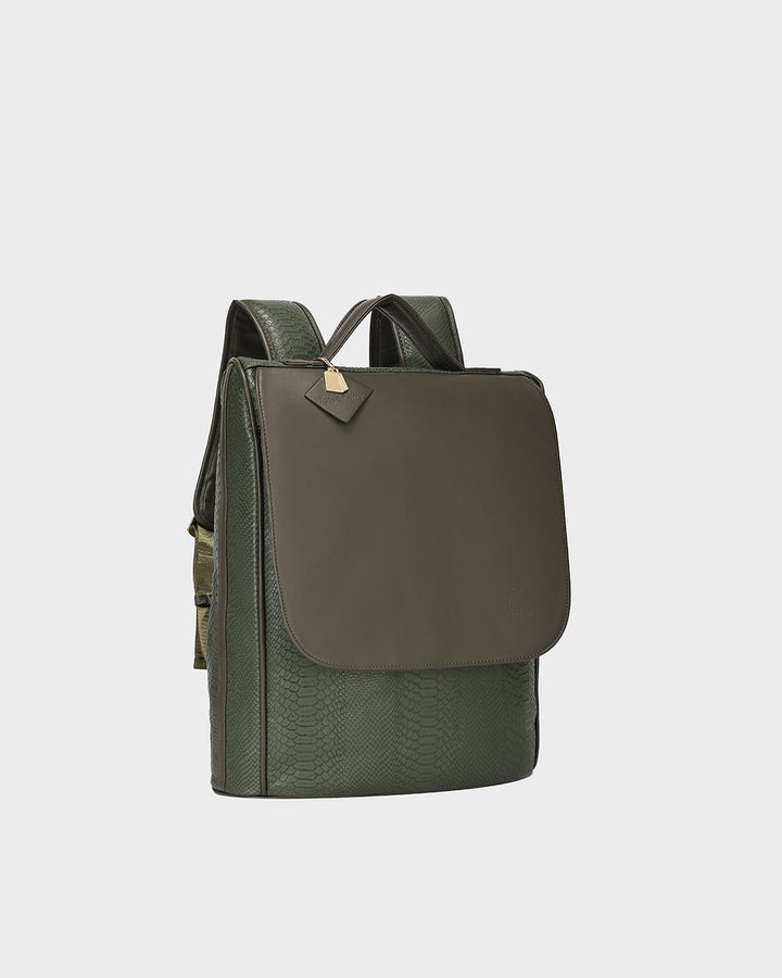 Signature Weekender Backpack in Olive