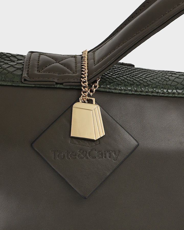 Signature Weekender Backpack in Olive