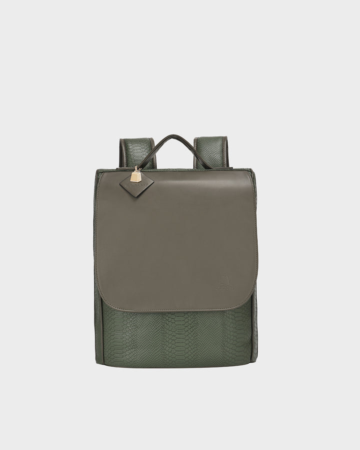 Signature Weekender Backpack in Olive