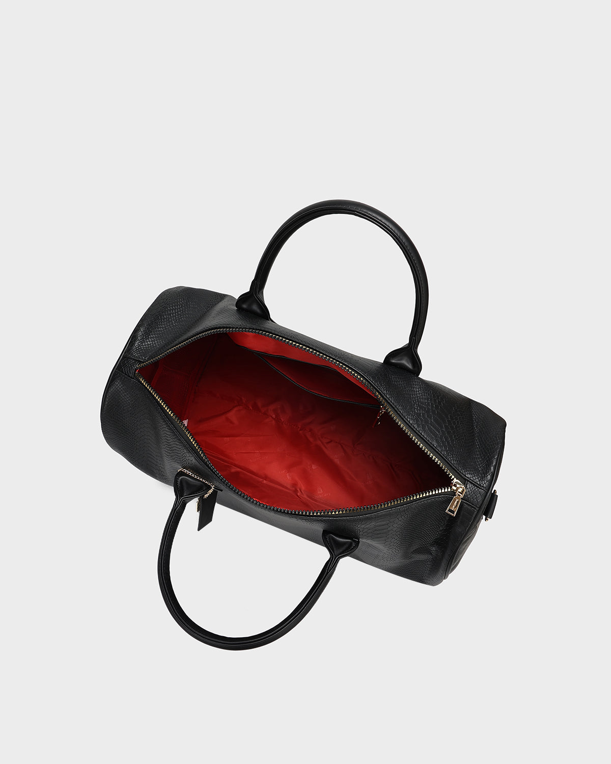 Signature Weekender Duffle Bag in Black