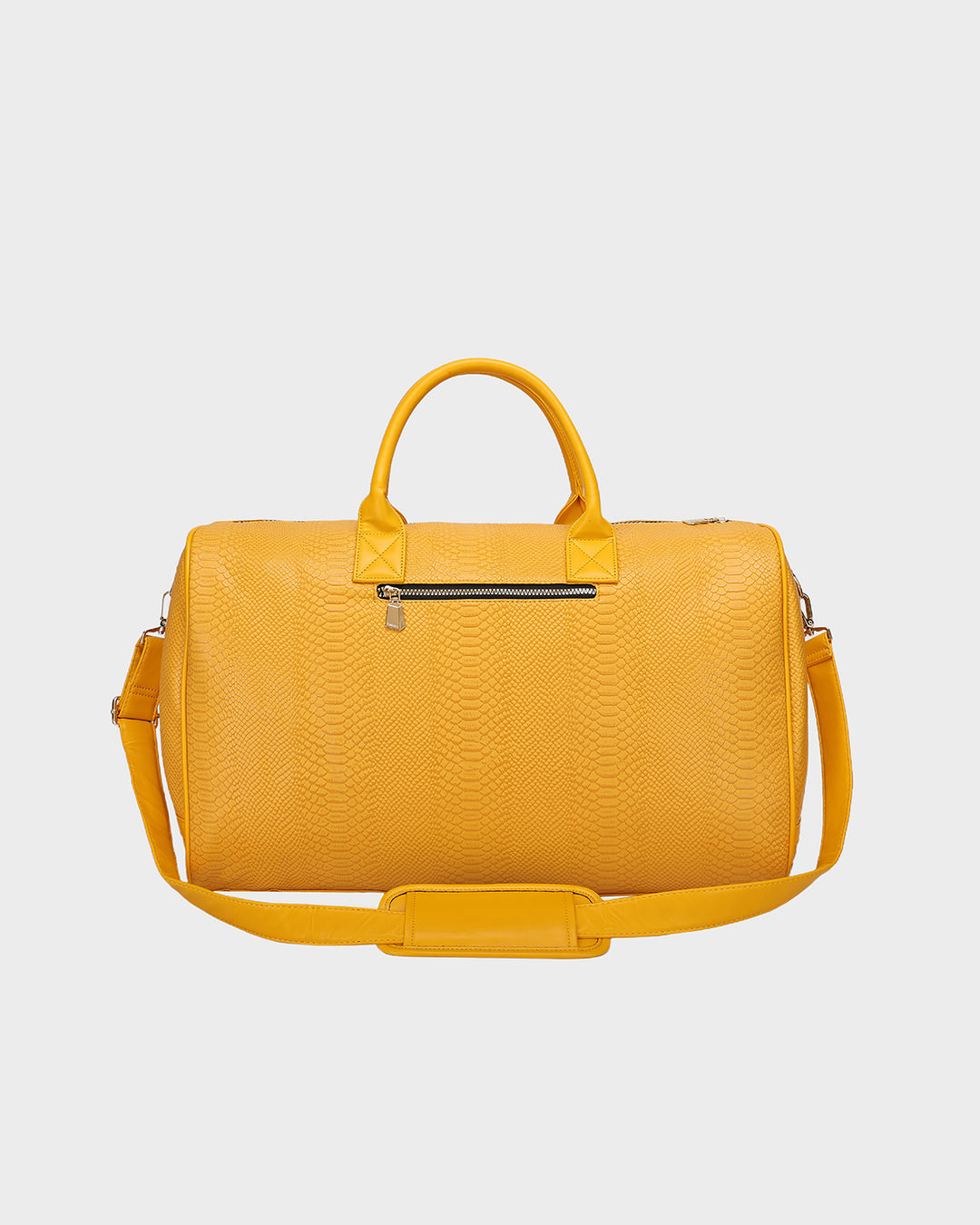 Signature Weekender Duffle Bag in Mustard