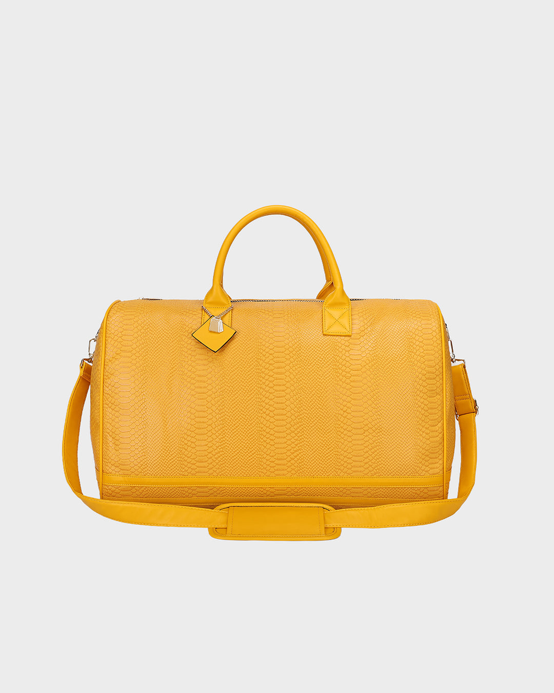 Signature Weekender Duffle Bag in Mustard
