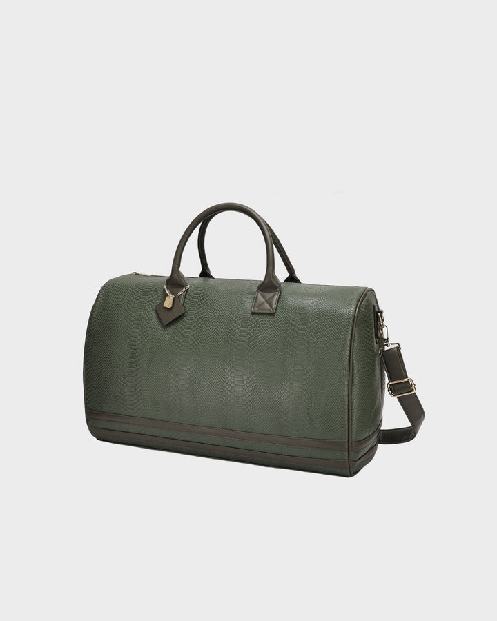 Signature Weekender Duffle Bag in Olive