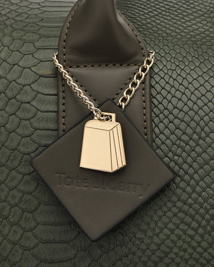 Signature Overnight Travel Set in Olive