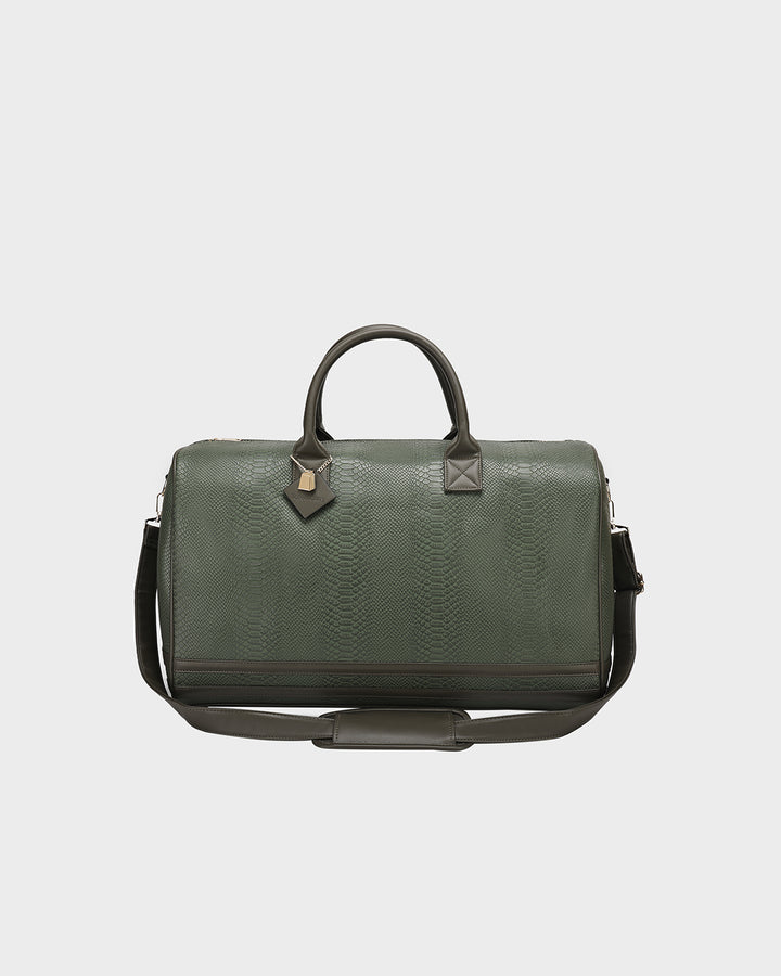 Signature Weekender Duffle Bag in Olive