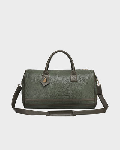 Signature Weekender Duffle Bag in Olive