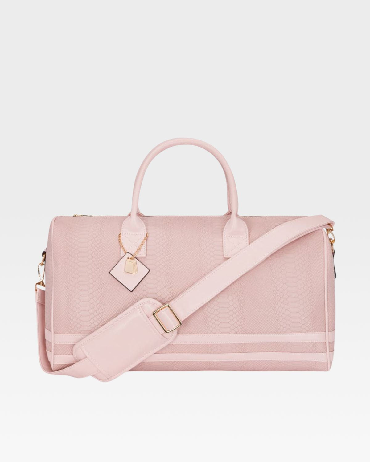 Signature Weekender Duffle Bag in Pink