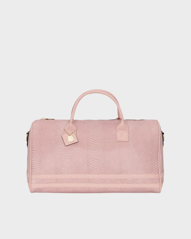 Signature Weekender Duffle Bag in Pink