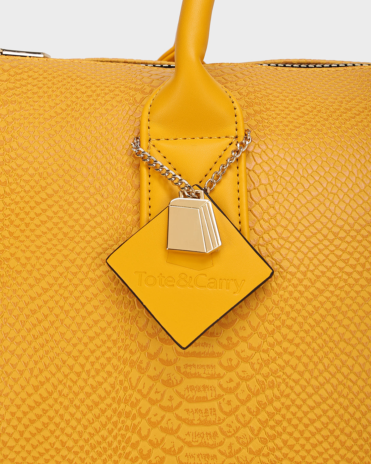 Signature Weekender Duffle Bag in Sunflower Yellow