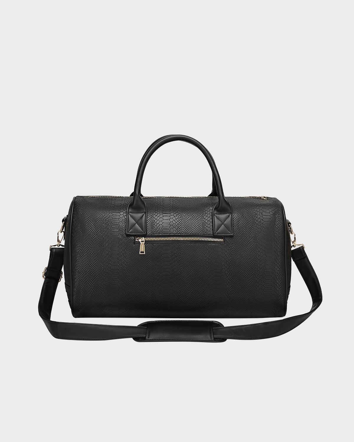 Signature Weekender Duffle Bag in Black