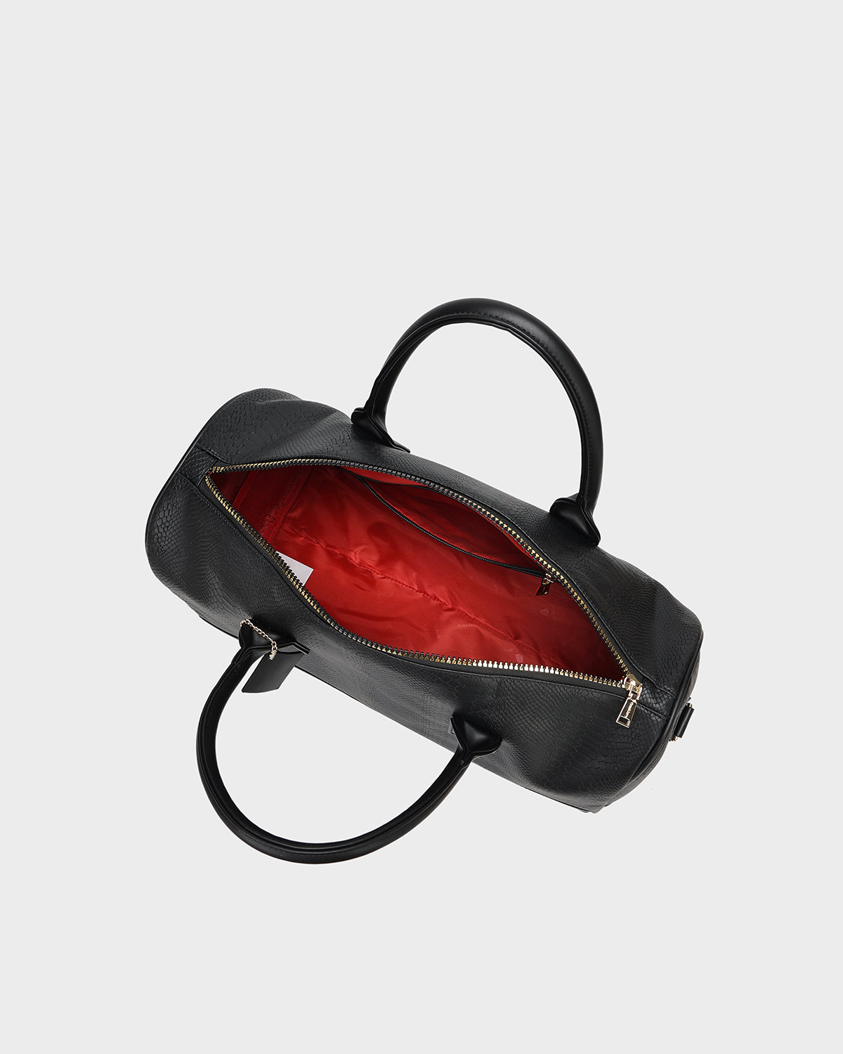 Signature Weekender Duffle Bag in Black