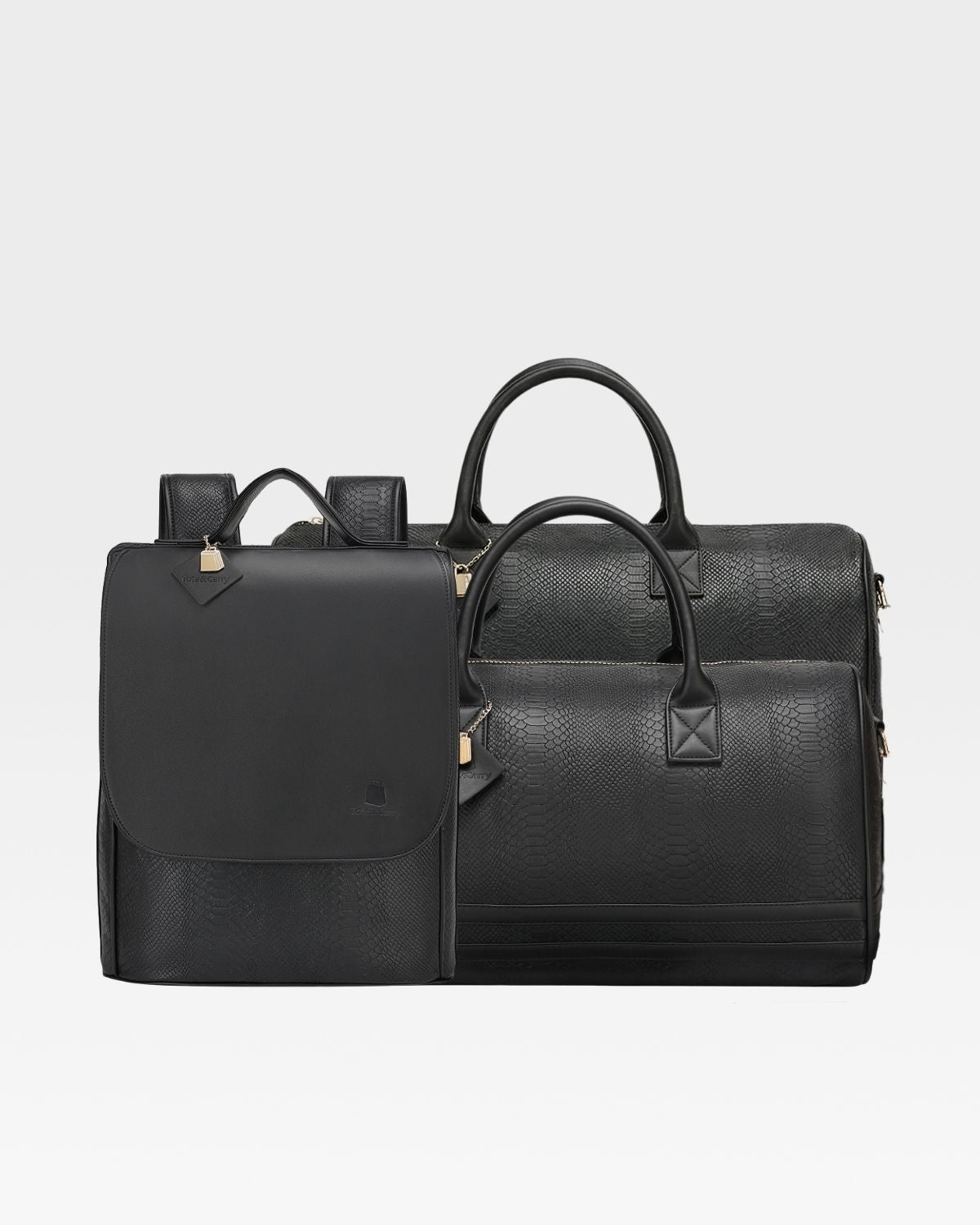 Signature Weekender Travel Set in Black
