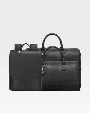 Signature Weekender 3-Piece Travel Set in Black