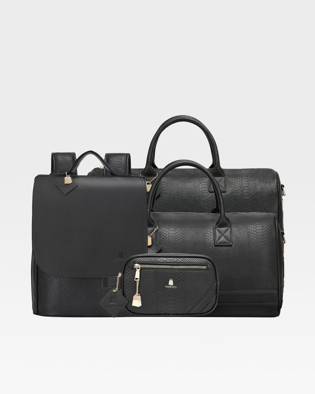 Signature Weekender Travel Set in Black