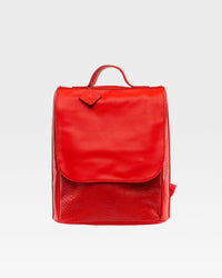 Signature Weekender Backpack in Red