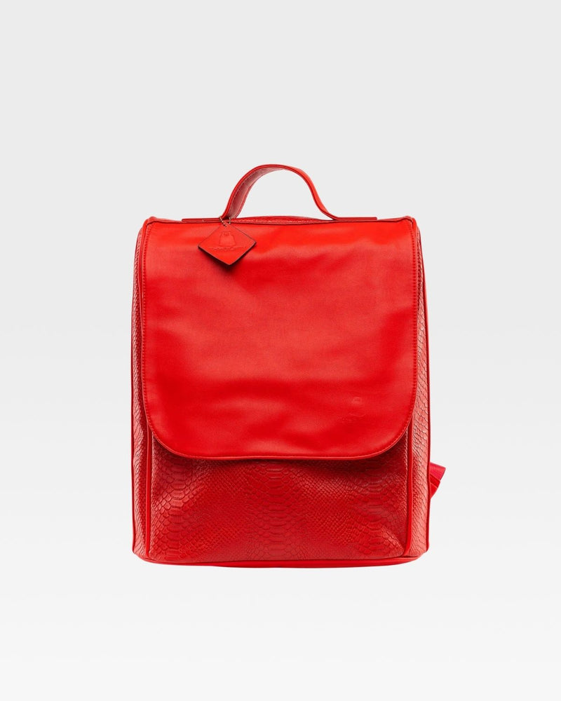 Signature Weekender Backpack in Red