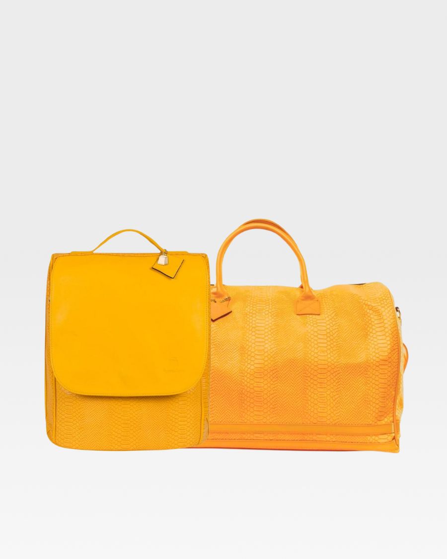 Signature Weekender Travel Set in Sunflower Yellow – Tote&Carry