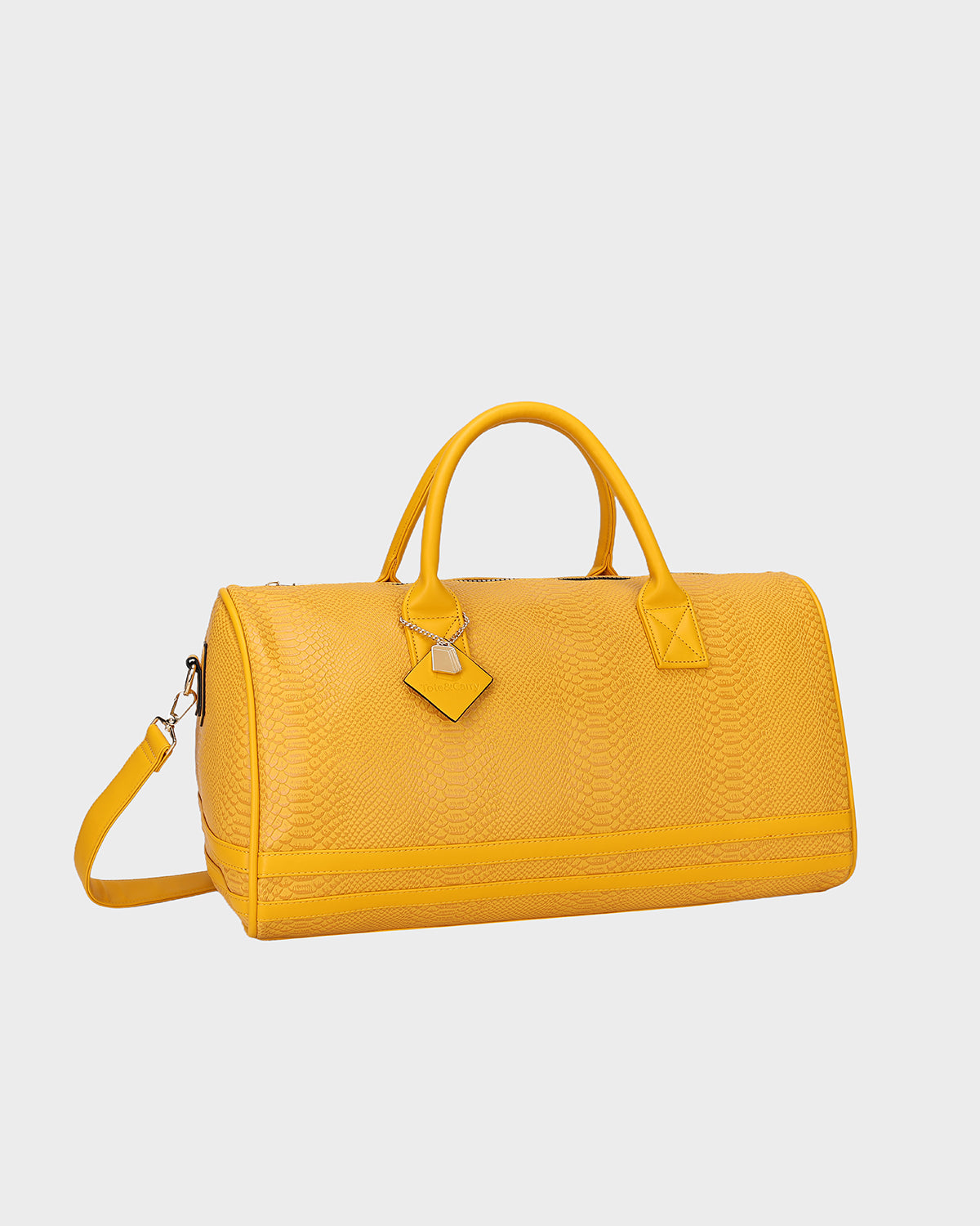 Signature Weekender Duffle Bag in Sunflower Yellow
