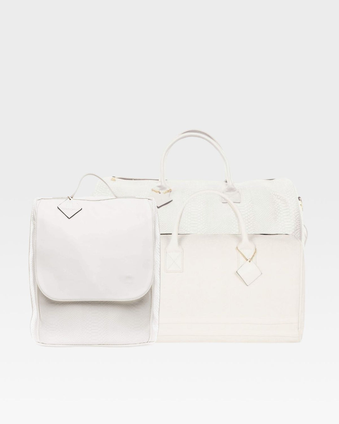 Signature Weekender Travel Set in White