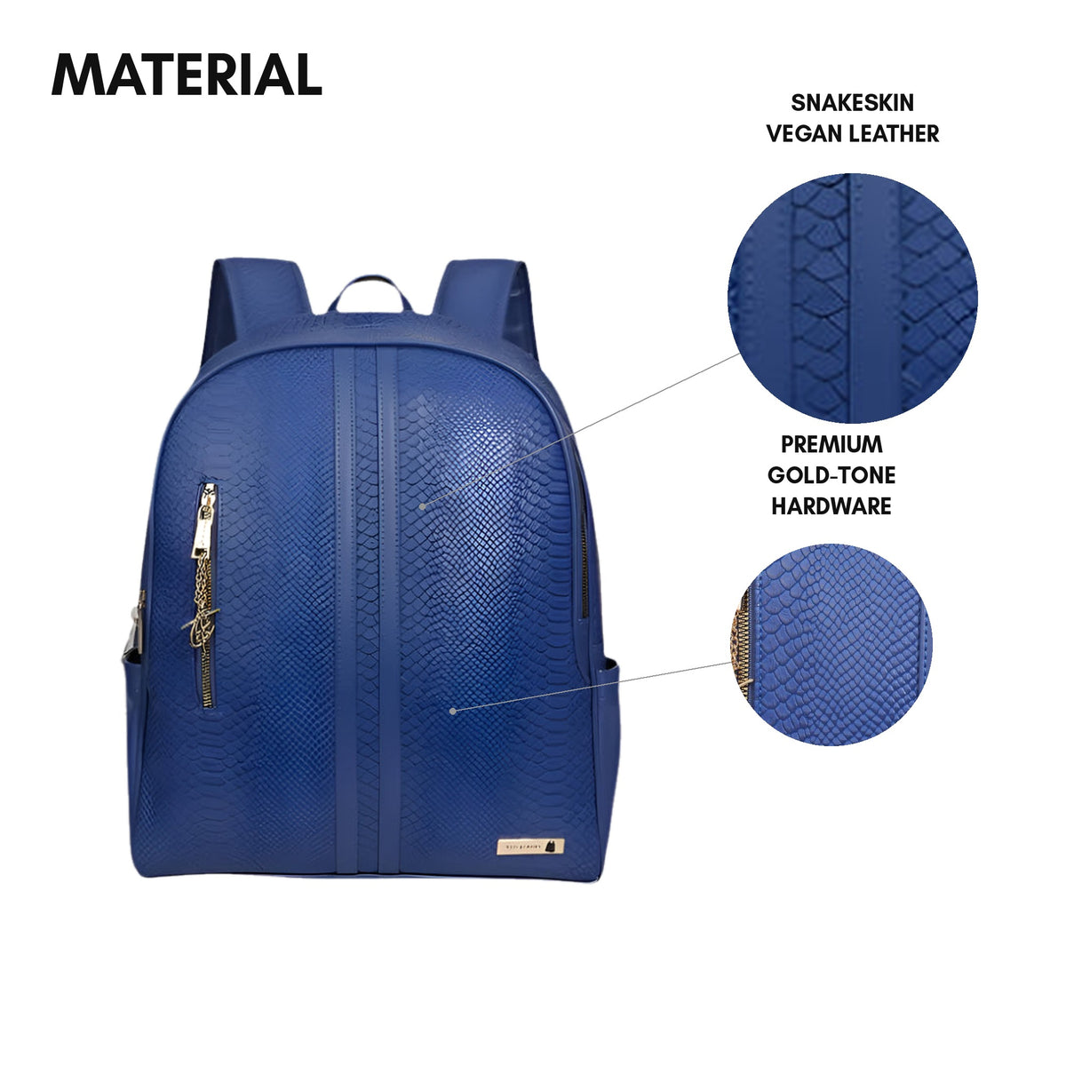 Signature Traveler Backpack in Royal Blue – Tote&Carry