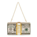Silver Money Bag Novelty Clutch Purse – Tote&Carry