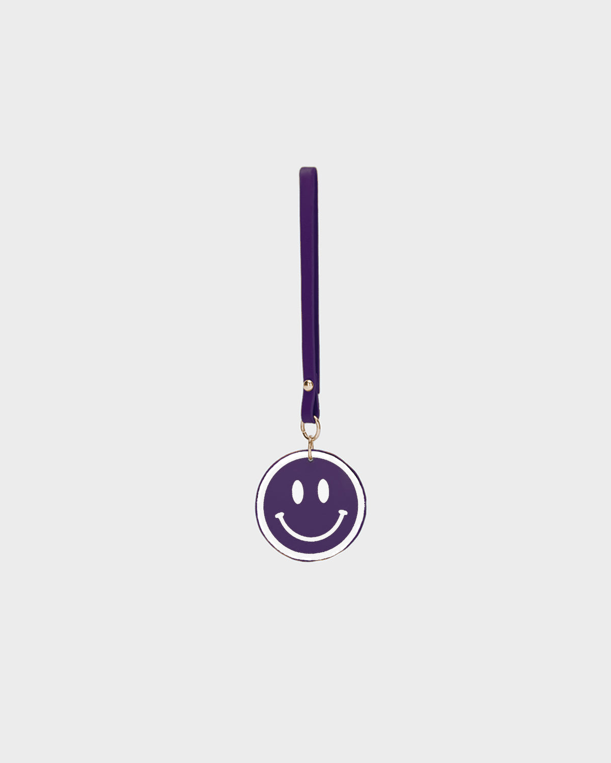 Smiley Key chain in Purple