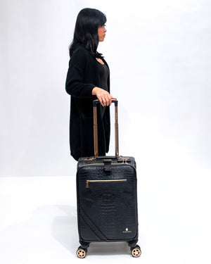 Statement 2-Piece Luggage Set in Black
