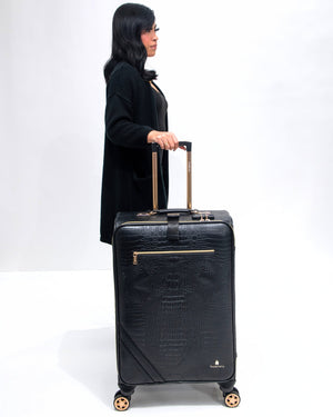 Statement 2-Piece Luggage Set in Black