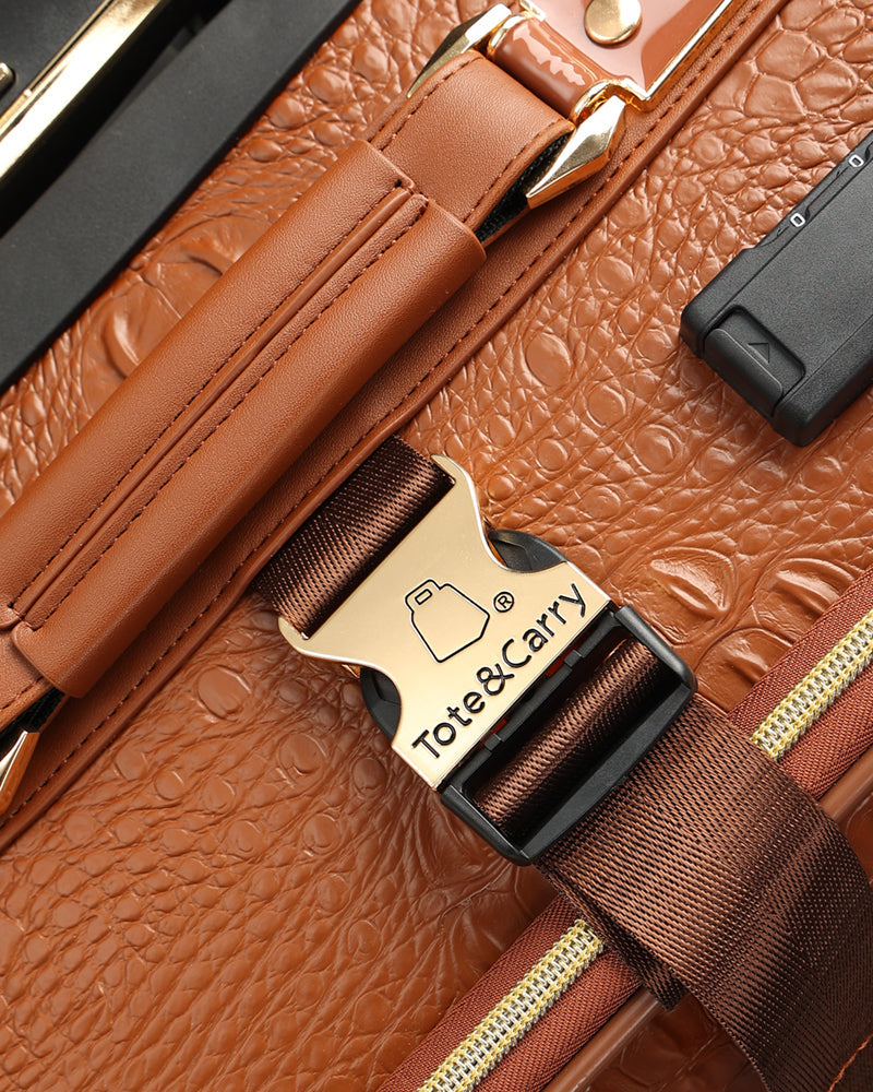 Apollo 2 Suitcase 2 Piece Set in Caramel
