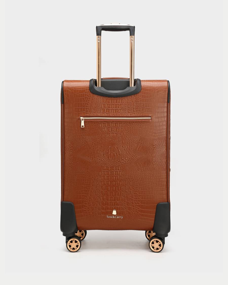 Statement 2-Piece Luggage Set in Caramel – Tote&Carry