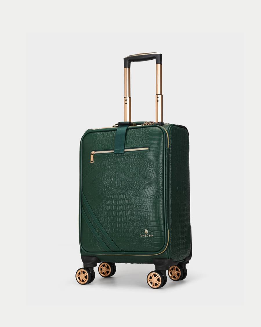 Apollo 2 Suitcase 2 Piece Set in Emerald Green