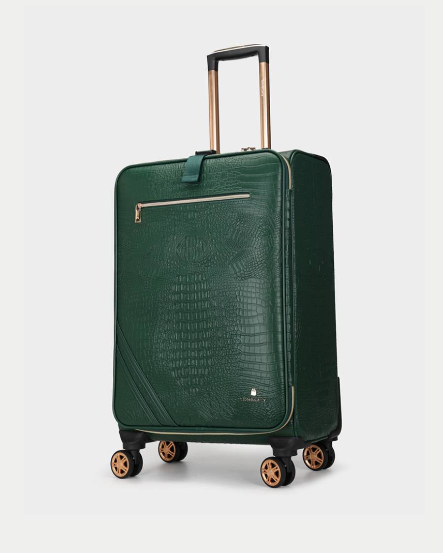 Apollo 2 Suitcase 2 Piece Set in Emerald Green