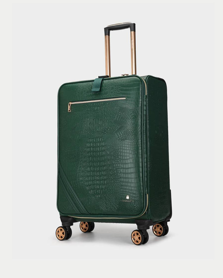 Apollo 2 Suitcase 2 Piece Set in Emerald Green