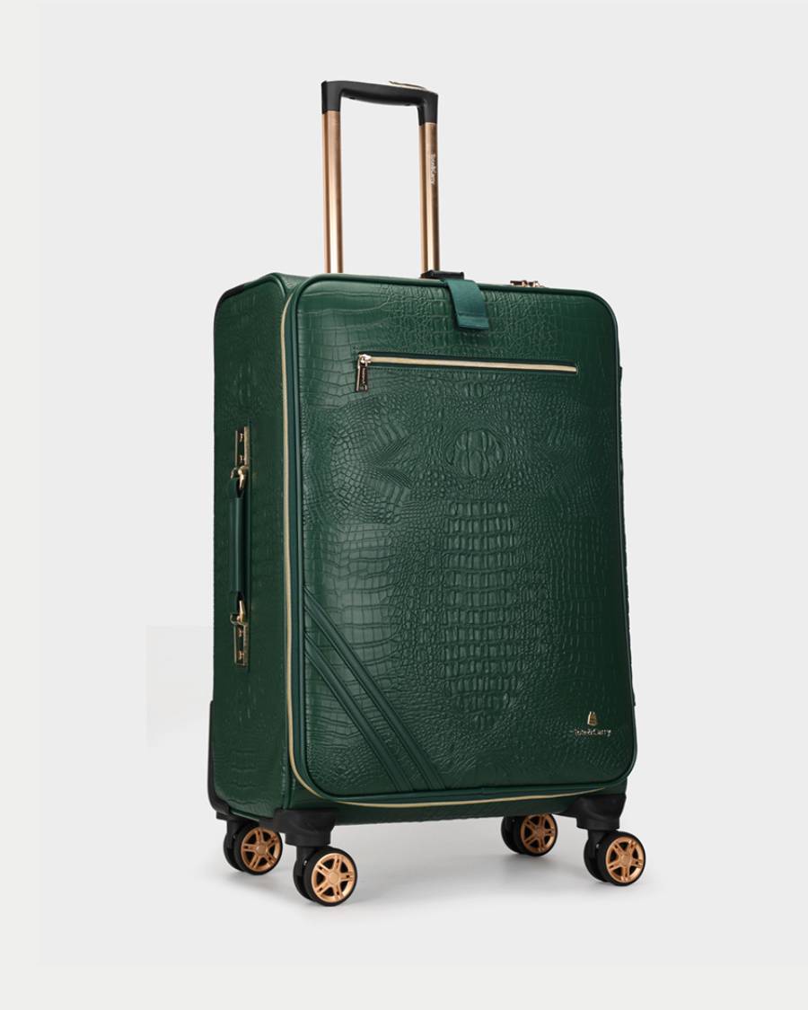 Apollo 2 Suitcase 2 Piece Set in Emerald Green