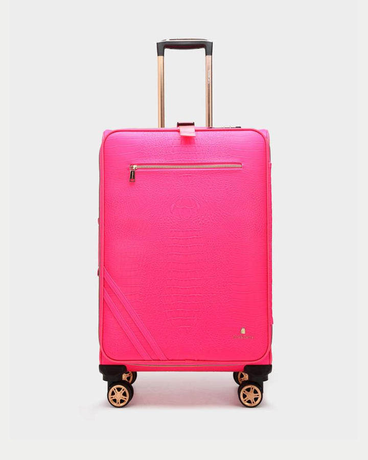 Apollo 2 Suitcase 2 Piece Set in Neon Pink