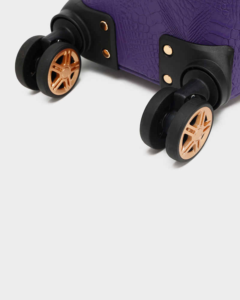 Apollo 2 Suitcase 2 Piece Set in Purple