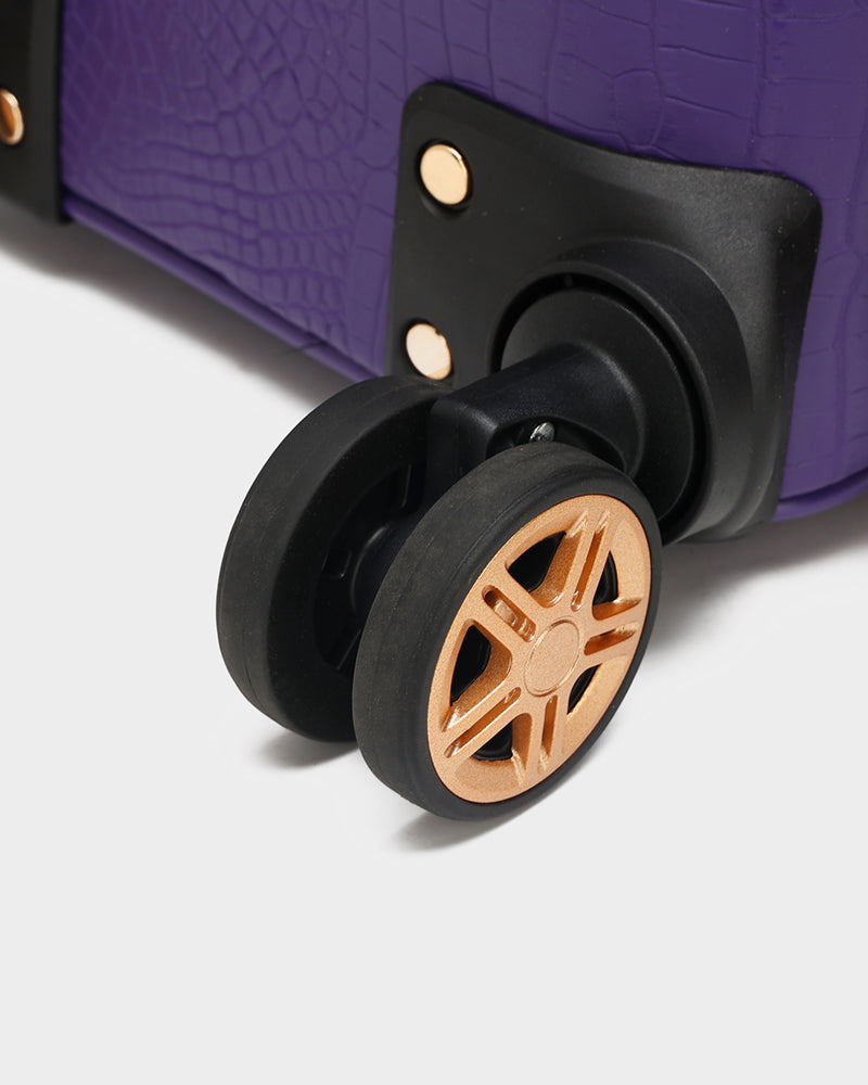 Apollo 2 Suitcase 2 Piece Set in Purple