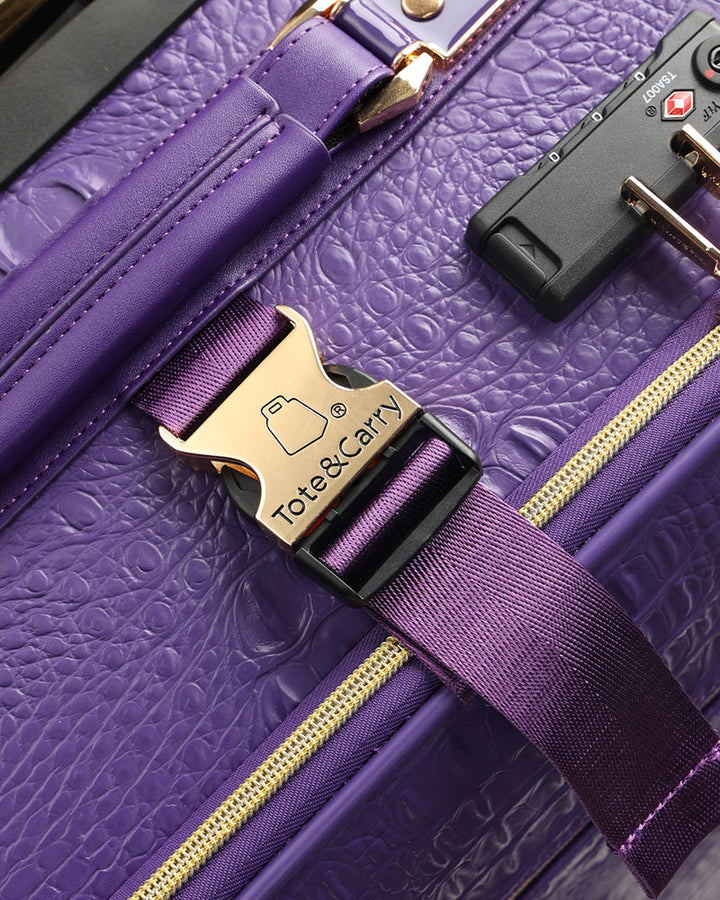 Apollo 2 Suitcase 2 Piece Set in Purple