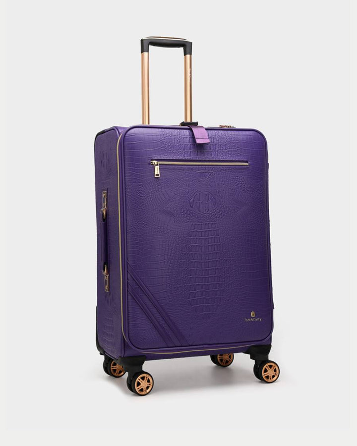 Apollo 2 Suitcase 2 Piece Set in Purple