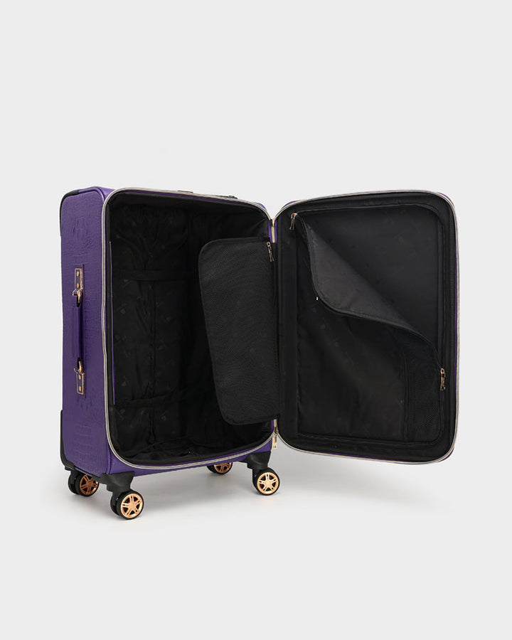 Apollo 2 Suitcase 2 Piece Set in Purple