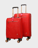 Statement 2-Piece Luggage Set in Red