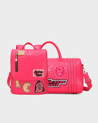 Statement Baddie Travel Set in Neon Pink
