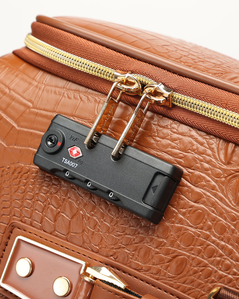 Apollo 2 Suitcase 2 Piece Set in Caramel