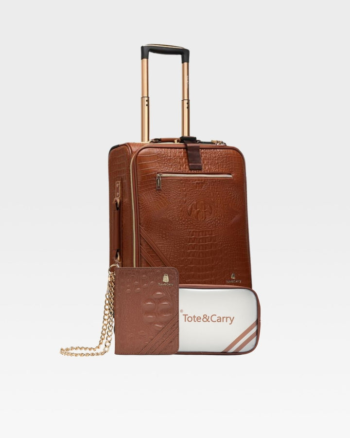 Statement Carry-On Kit in Caramel
