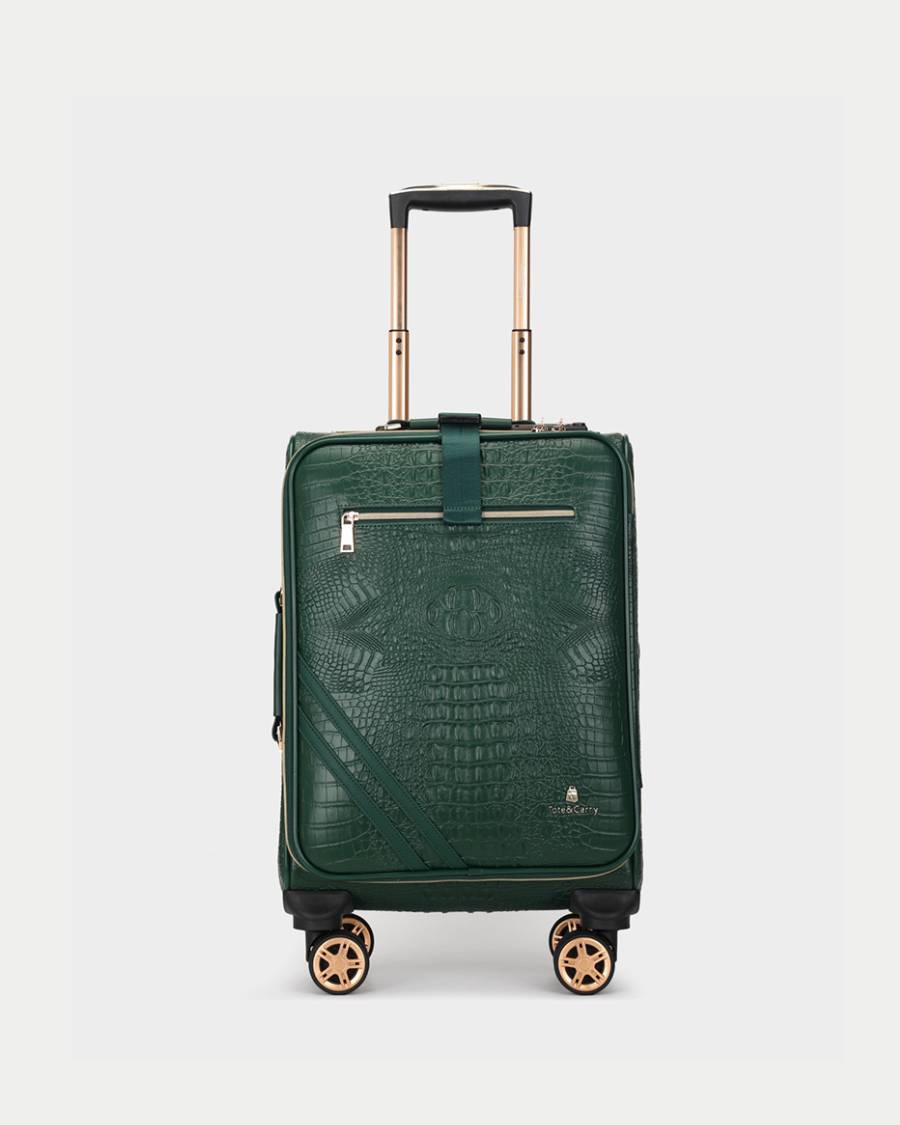 Apollo 2 Suitcase 2 Piece Set in Emerald Green