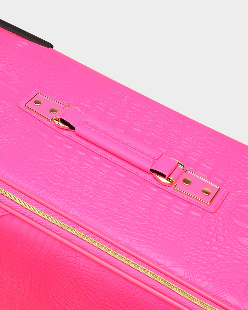 Apollo 2 Suitcase 2 Piece Set in Neon Pink