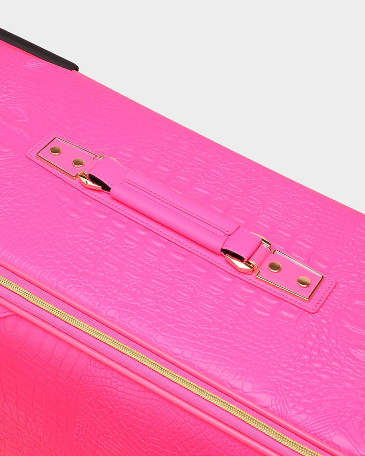 Apollo 2 Suitcase 2 Piece Set in Neon Pink