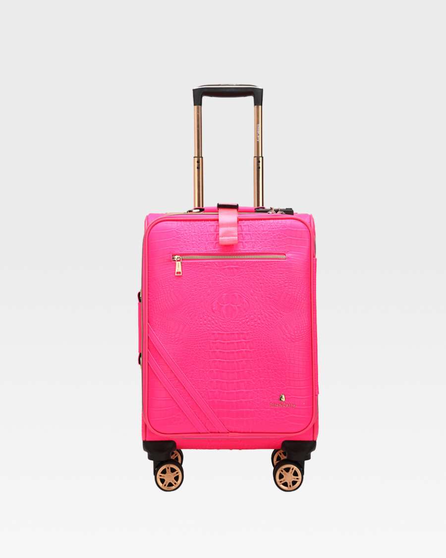 Apollo 2 Suitcase 2 Piece Set in Neon Pink