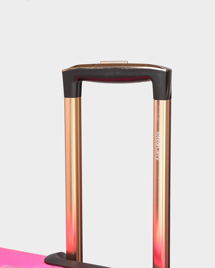 Apollo 2 Suitcase 2 Piece Set in Neon Pink